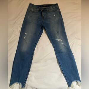 Lucky Brand Classic Blue Distressed Women Jeans